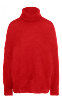 Однотонный пуловер свободного кроя с воротником-стойкой Valentino