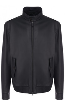 Кожаная куртка на молнии Brioni