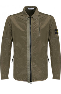 Куртка на молнии с отложным воротником Stone Island