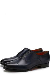 Классические кожаные оксфорды Santoni