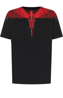Хлопковая футболка с принтом Marcelo Burlon