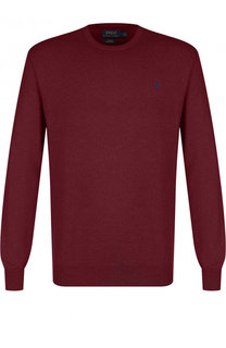 Однотонный хлопковый джемпер Polo Ralph Lauren