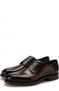 Классические кожаные дерби Santoni