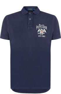 Хлопковое поло с короткими рукавами Polo Ralph Lauren