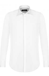 Хлопковая сорочка с воротником кент Dsquared2