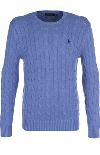 Однотонный свитер фактурной вязки Polo Ralph Lauren