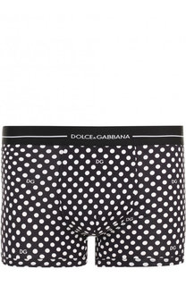 Хлопковые боксеры с широкой резинкой Dolce & Gabbana