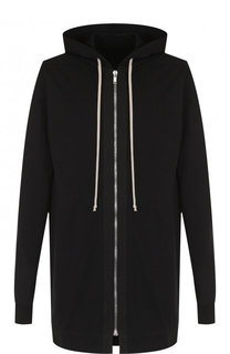 Удлиненный хлопковый кардиган на молнии Rick Owens