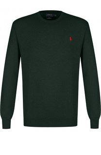 Однотонный хлопковый джемпер Polo Ralph Lauren