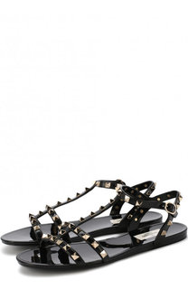 Резиновые сандалии Valentino Garavani Rockstud Valentino