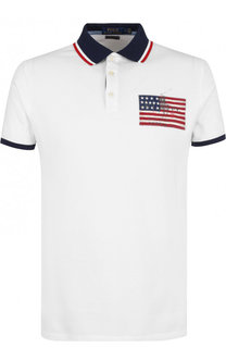 Хлопковое поло с короткими рукавами Polo Ralph Lauren