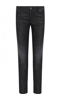 Укороченные джинсы с потертостями Dsquared2