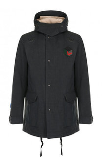 Хлопковая парка на молнии с капюшоном Lanvin