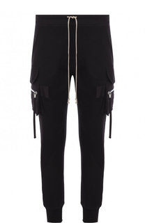 Хлопковые джоггеры с карманами Rick Owens