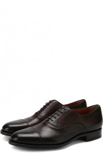 Классические кожаные оксфорды Santoni