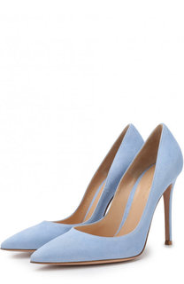 Замшевые туфли Gianvito 105 на шпильке Gianvito Rossi