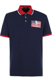 Хлопковое поло с короткими рукавами Polo Ralph Lauren