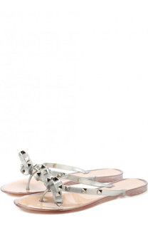 Резиновые шлепанцы Valentino Garavani Rockstud Valentino