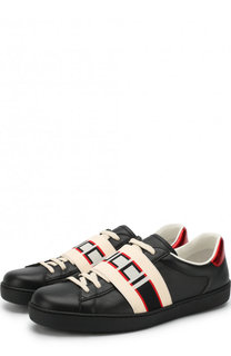 Кожаные кеды Gucci Gucci