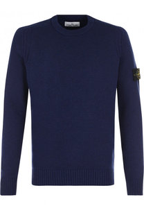 Однотонный шерстяной джемпер Stone Island