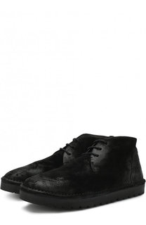 Кожаные ботинки на шнуровке Marsell