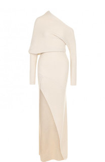 Вязаное платье-макси с высоким разрезом Roberto Cavalli