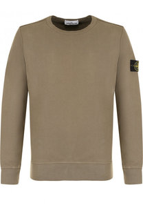Однотонный хлопковый свитшот Stone Island