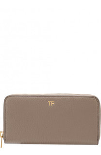 Кожаное портмоне на молнии Tom Ford
