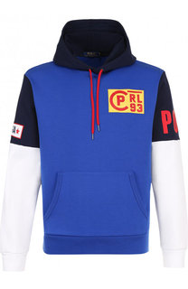 Хлопковое худи с принтом Polo Ralph Lauren