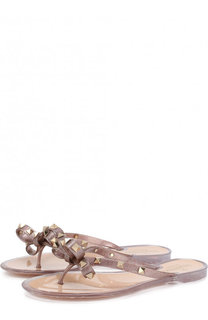 Резиновые шлепанцы Valentino Garavani Rockstud Valentino