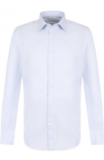 Хлопковая сорочка с воротником кент Brioni