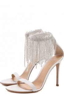 Кожаные босоножки Jasmine на шпильке Gianvito Rossi
