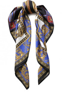 Шелковый платок с принтом Versace