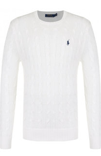 Однотонный свитер фактурной вязки Polo Ralph Lauren