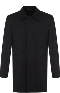 Однобортное шерстяное пальто Canali