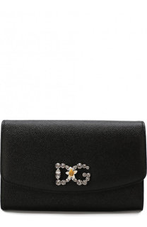 Кожаный клатч на цепочке Dolce & Gabbana