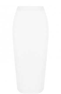 Однотонная юбка-карандаш с эластичным поясом Giorgio Armani