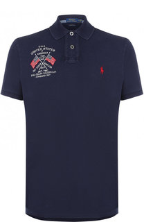 Хлопковое поло с короткими рукавами Polo Ralph Lauren