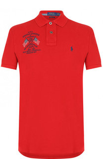 Хлопковое поло с короткими рукавами Polo Ralph Lauren