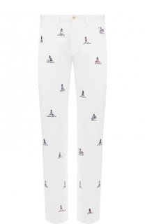 Хлопковые брюки прямого кроя Polo Ralph Lauren