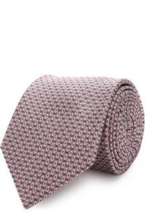 Шелковый галстук с узором Brioni