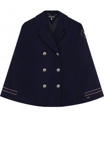 Двубортное пончо Tommy Hilfiger
