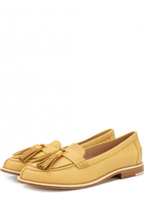 Кожаные лоферы с кисточками и бахромой Tod’s Tods