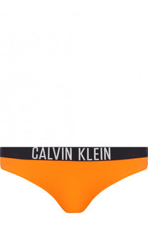 Однотонные плавки-бикини с логотипом бренда Calvin Klein Underwear