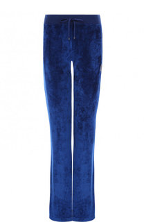 Однотонные бархатные брюки с эластичным поясом Roberto Cavalli