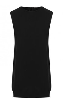 Однотонный шелковый топ без рукавов Kiton
