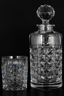 Набор для виски 7 предметов Crystalite Bohemia