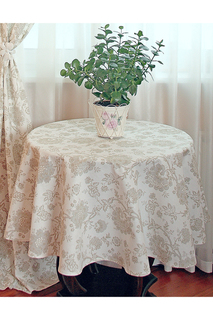 Скатерть круглая "Грация" NATUREL