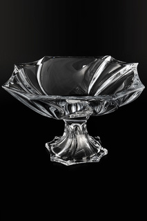 Фруктовница на ножке, 33 см Crystalite Bohemia