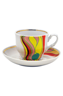Чашка с блюдцем "Dомашний" Dомашний Домашний